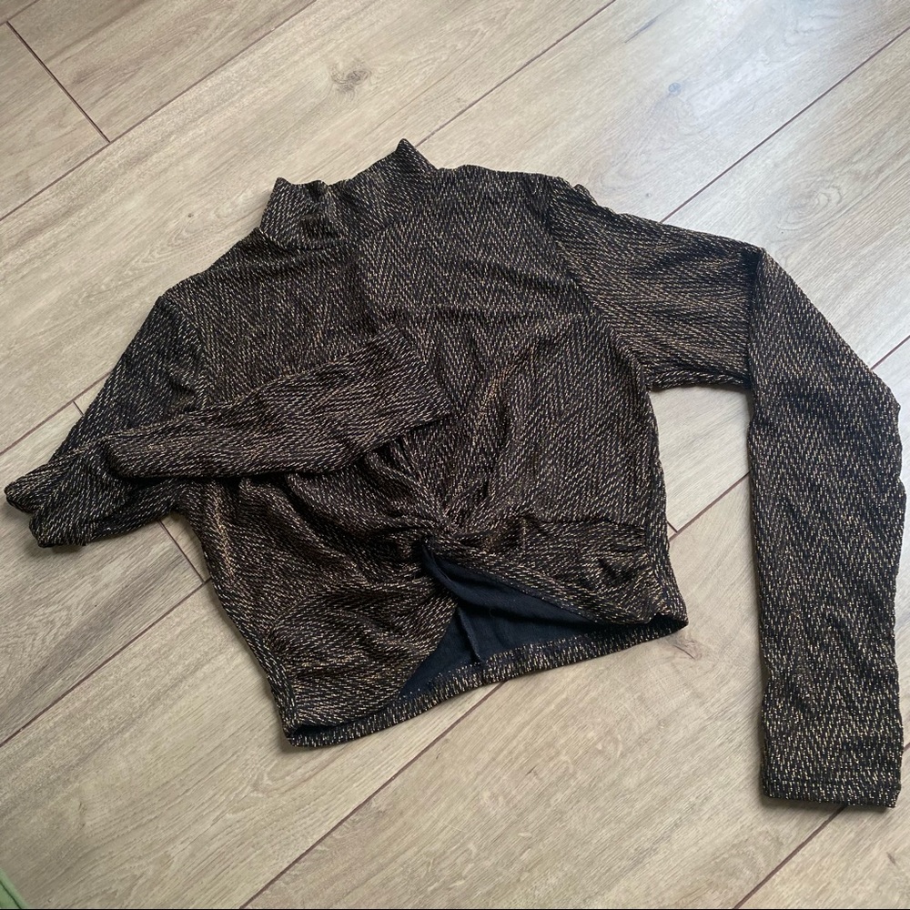 Forever 21 Long-Sleeved Crop Top